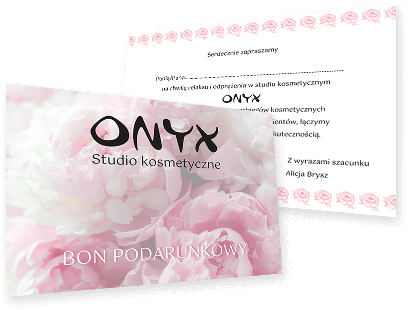 Bon podarunkowy Onyx Voucher